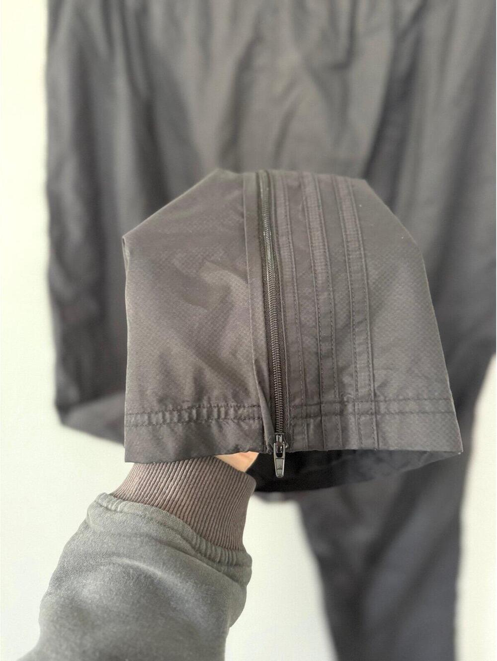 Adidas men’s windbreaker style zipper bottom athletic pants size 2XL tall - Picture 5 of 5
